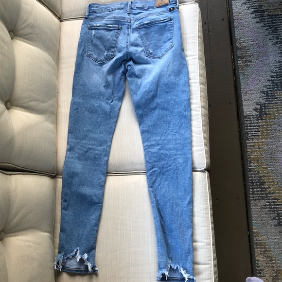 Lucky Brand Jeans Brooke Legging Denim skinny Jeans 25 light color Distressed - Picture 3 of 5